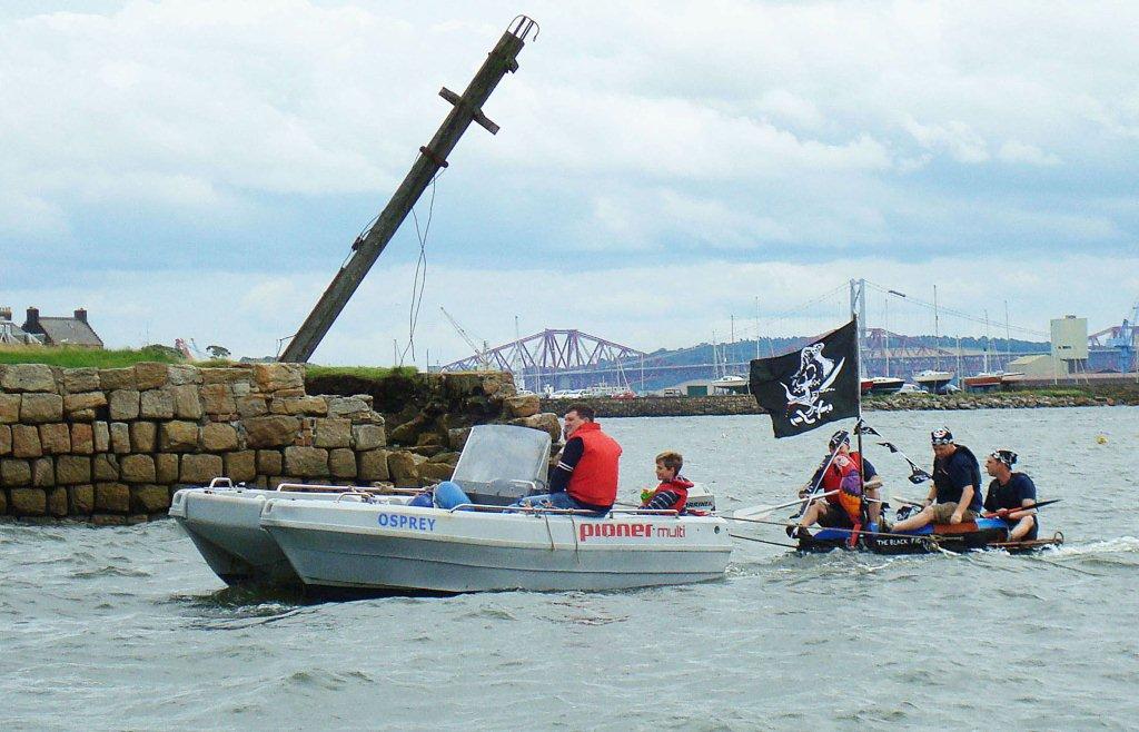 FCC Club Boat delivering 'Black Pig'
